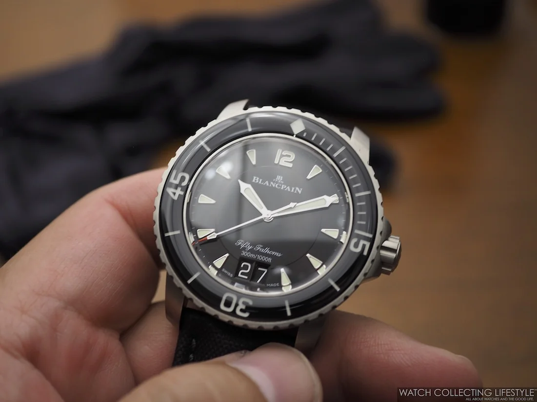 Blancpain fifty fathoms big date hot sale